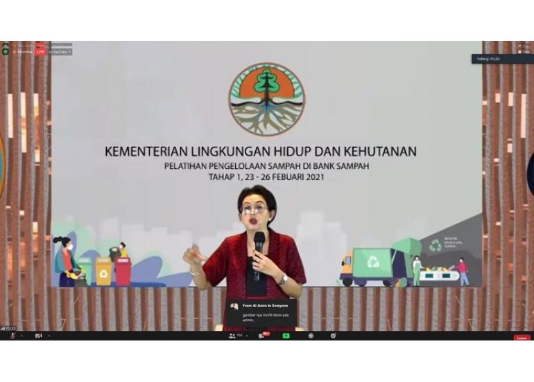 Program E-learning Pengelola Bank Sampah Seluruh Indonesia.